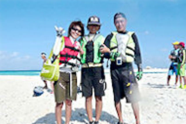 【沖縄・宜野湾市】ウェイクボードが初めてのお客様!短